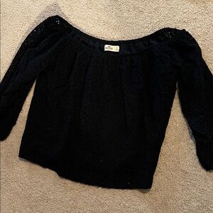 Hollister Black Lace Women's Blouse
